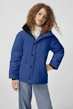 Chamarras Canada Goose Niños Outlet - Logan Abrigos Azules HT6927148